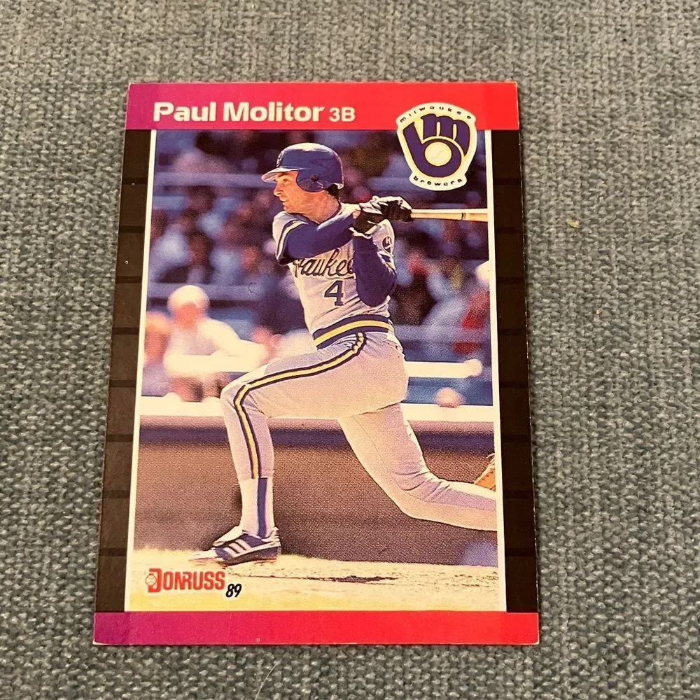 1989 Donruss Milwaukee Brewers Baseball Card Trading Card